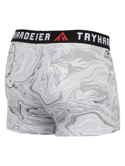 TRYHARDER - Boxer - Marmor Grau 1 Pack