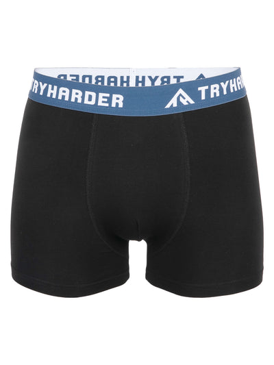 TRYHARDER - Boxer - Schwarz 2er Pack