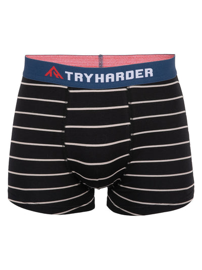 TRYHARDER - Boxer - Schwarz 2er Pack